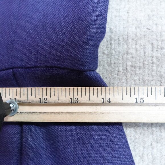 Kate Spade Womens Dress 4 Blue Sheath Linen Blend Tiff - Picture 10 of 13